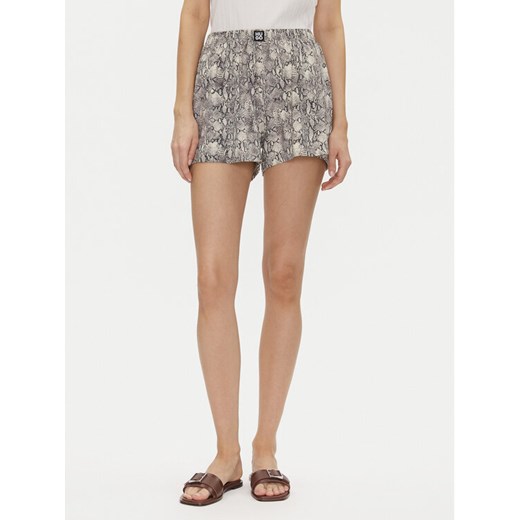 HUGO Szorty piżamowe Nika_Shorts 50540027 Brązowy Relaxed Fit ze sklepu MODIVO w kategorii Piżamy damskie - zdjęcie 182622170