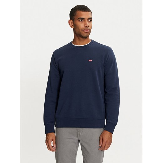 Levi's® Bluza Orginal Crew 35909-0001 Granatowy Regular Fit ze sklepu MODIVO w kategorii Bluzy męskie - zdjęcie 182622201