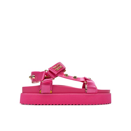 Versace Jeans Couture Sandały 78VA3SM2 Różowy ze sklepu MODIVO w kategorii Sandały damskie - zdjęcie 182622280