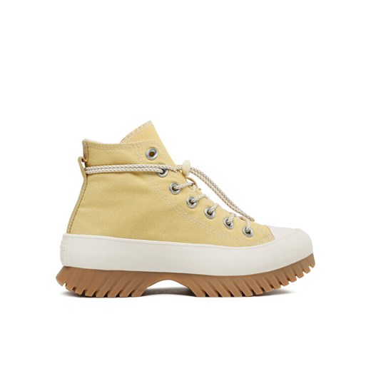Converse Botki Chuck Taylor All Star Lugged 2.0 A03500C Żółty ze sklepu MODIVO w kategorii Trampki damskie - zdjęcie 182622312