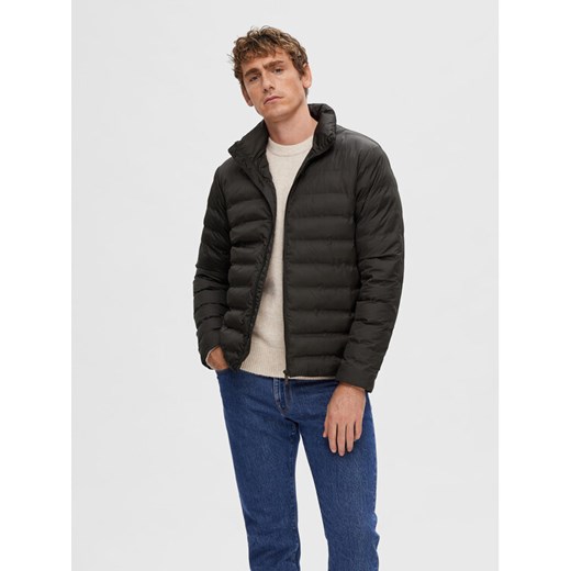 Selected Homme Kurtka przejściowa 16089395 Czarny Regular Fit ze sklepu MODIVO w kategorii Kurtki męskie - zdjęcie 182622340
