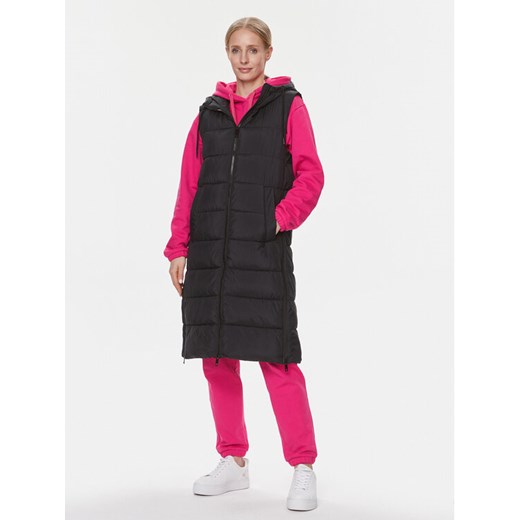 Guess Bezrękawnik Breana V4RL01 WFYE2 Czarny Regular Fit ze sklepu MODIVO w kategorii Kamizelki damskie - zdjęcie 182622342