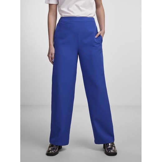 Pieces Spodnie materiałowe Bossy 17140744 Niebieski Loose Fit ze sklepu MODIVO w kategorii Spodnie damskie - zdjęcie 182622431