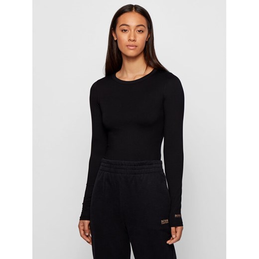 Boss Bluzka C_Esabel_Active 50457401 Czarny Slim Fit ze sklepu MODIVO w kategorii Bluzki damskie - zdjęcie 182622474