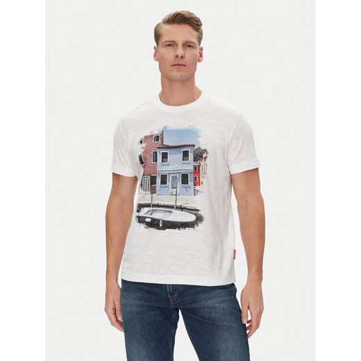 JOOP! Jeans T-Shirt 15 JJJ-29Albin 30045721 Biały Modern Fit ze sklepu MODIVO w kategorii T-shirty męskie - zdjęcie 182622504