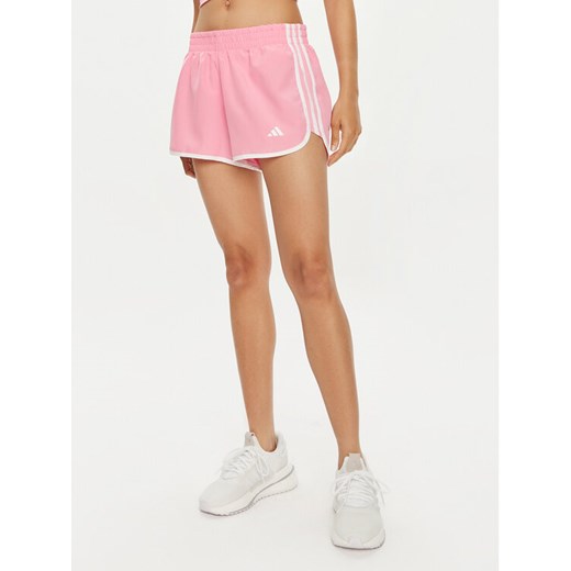 adidas Szorty sportowe Marathon 20 IN1533 Różowy Slim Fit S MODIVO