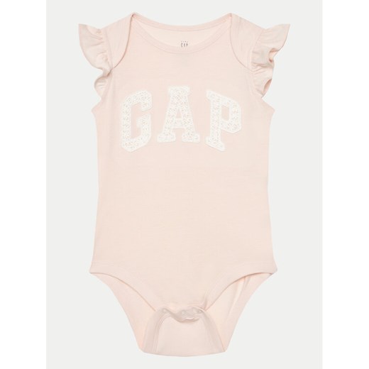Gap Body dziecięce 856084 Różowy ze sklepu MODIVO w kategorii Body niemowlęce - zdjęcie 182622643
