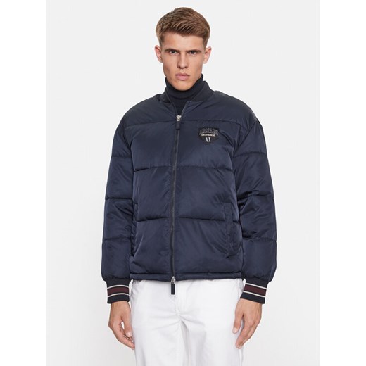 Armani Exchange Kurtka przejściowa 6RZB23 ZNJ7Z 1510 Granatowy Regular Fit ze sklepu MODIVO w kategorii Kurtki męskie - zdjęcie 182622683