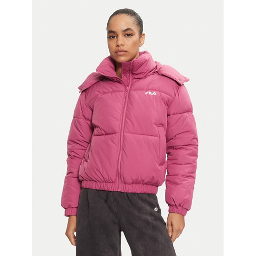 Fila Kurtka zimowa FAW0549 Różowy Regular Fit ze sklepu MODIVO w kategorii Kurtki damskie - zdjęcie 182622774