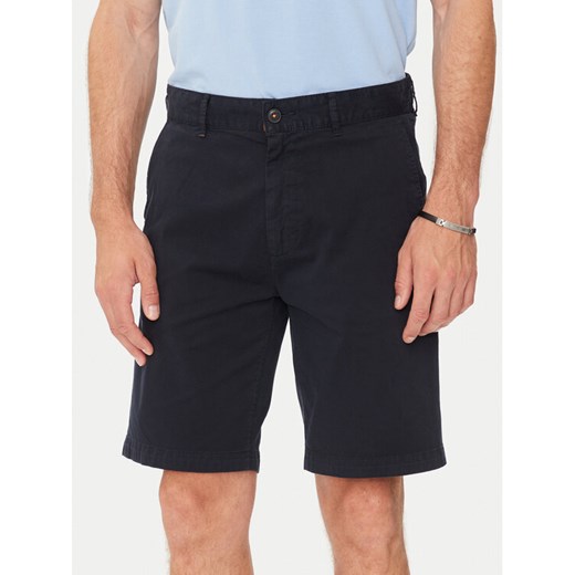 Boss Szorty materiałowe Chino-Slim 50513026 Granatowy Slim Fit ze sklepu MODIVO w kategorii Spodenki męskie - zdjęcie 182622790