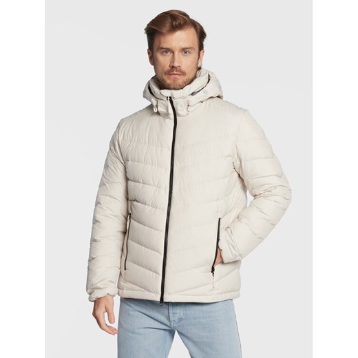 Jack Wolfskin Kurtka puchowa Fairmont 1203591 Écru Regular Fit ze sklepu MODIVO w kategorii Kurtki męskie - zdjęcie 182622830