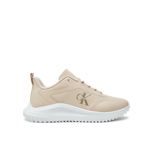 Calvin Klein Jeans Sneakersy YW0YW01442 Beżowy ze sklepu MODIVO w kategorii Buty sportowe damskie - zdjęcie 182622854