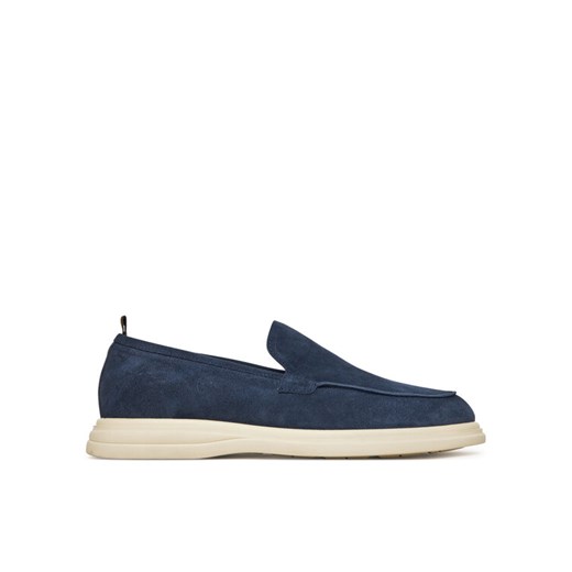 Pollini Lordsy SB10163G0MUB0750 Granatowy ze sklepu MODIVO w kategorii Półbuty męskie - zdjęcie 182622871