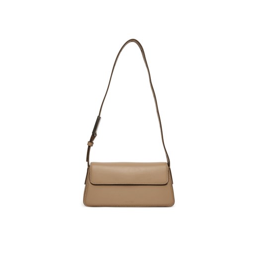 Calvin Klein Jeans Torebka Belted Small Shoulder Bag LV04K3110G Beżowy ze sklepu MODIVO w kategorii Listonoszki - zdjęcie 182622872