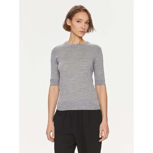 DAY BIRGER ÉT MIKKELSEN Sweter Carolina 100052 Szary Regular Fit ze sklepu MODIVO w kategorii Swetry damskie - zdjęcie 182622940