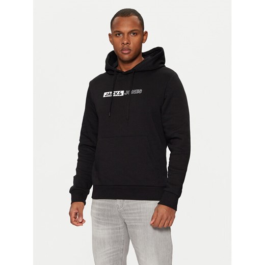 Jack&Jones Bluza 12233599 Czarny Regular Fit ze sklepu MODIVO w kategorii Bluzy męskie - zdjęcie 182622951