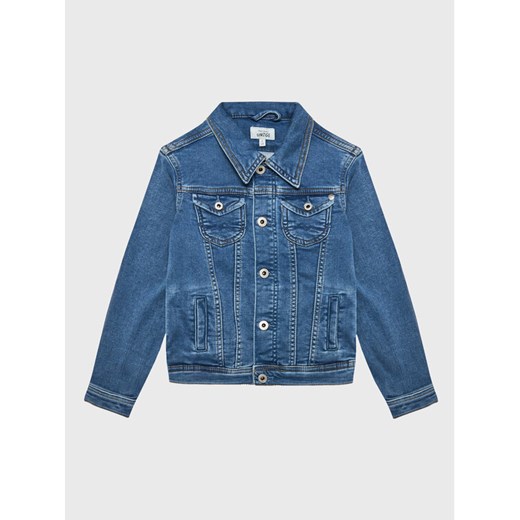 Pepe Jeans Szorty jeansowe New Berry PG401046JR7 Niebieski Regular Fit ze sklepu MODIVO w kategorii Kurtki chłopięce - zdjęcie 182622973