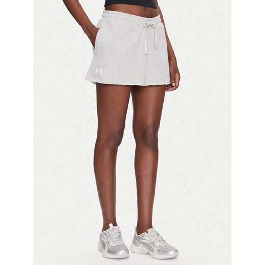 Under Armour Szorty sportowe Rival 1389657 Szary Regular Fit Under Armour L MODIVO