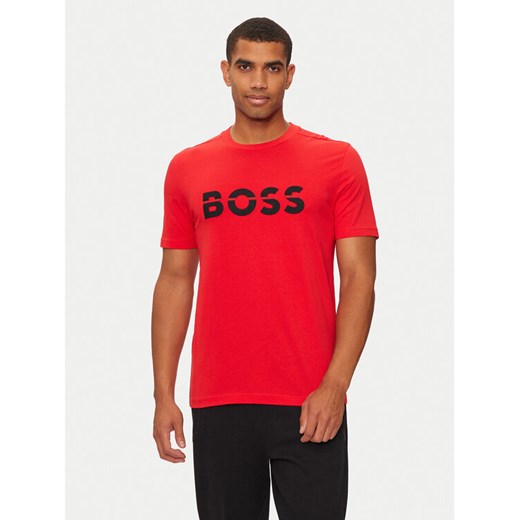 Boss T-Shirt 50525208 Czerwony Regular Fit ze sklepu MODIVO w kategorii T-shirty męskie - zdjęcie 182623082
