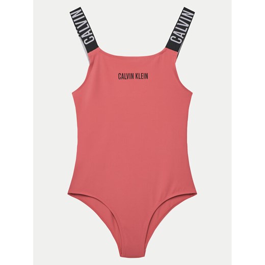 Calvin Klein Swimwear Strój kąpielowy KY0KY00098 Różowy ze sklepu MODIVO w kategorii Stroje kąpielowe - zdjęcie 182623113