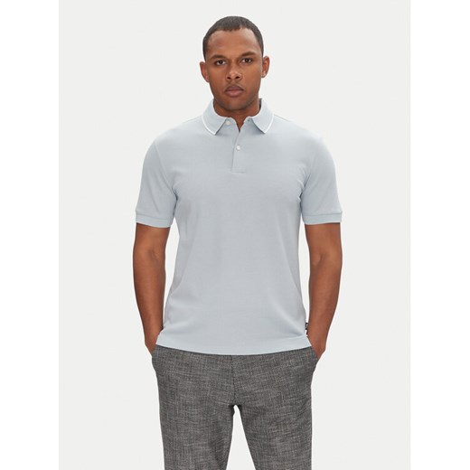 BOSS Polo H-Prout 59 50527650 Błękitny Regular Fit ze sklepu MODIVO w kategorii T-shirty męskie - zdjęcie 182623280