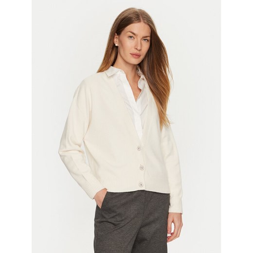 ViCOLO Kardigan 77036S Écru Regular Fit ze sklepu MODIVO w kategorii Swetry damskie - zdjęcie 182623341