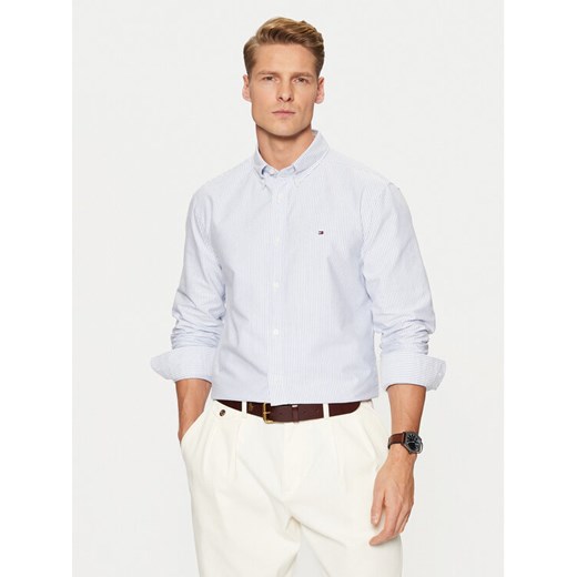 Tommy Hilfiger Koszula MW0MW36238 Niebieski Regular Fit ze sklepu MODIVO w kategorii Koszule męskie - zdjęcie 182623344