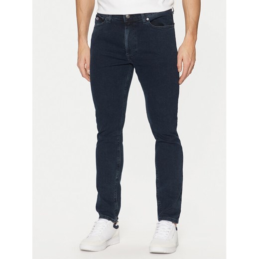 Tommy Jeans Jeansy Simon DM0DM20732 Granatowy Skinny Fit ze sklepu MODIVO w kategorii Jeansy męskie - zdjęcie 182623390