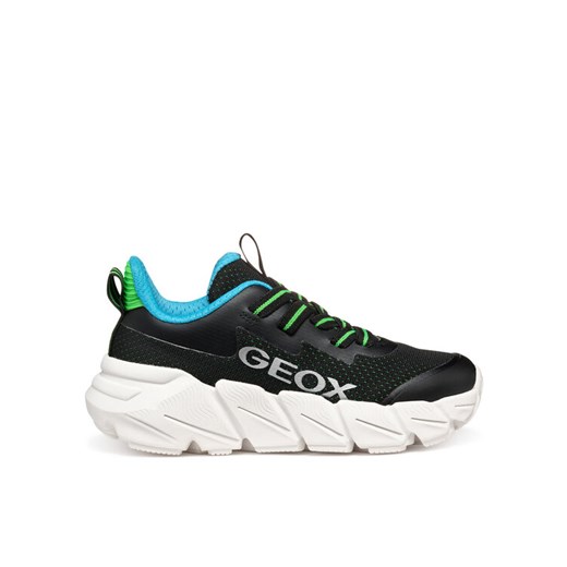 Geox Sneakersy J Flexyper Fast J46N1A 0149J C9997 M Czarny ze sklepu MODIVO w kategorii Buty sportowe dziecięce - zdjęcie 182623412