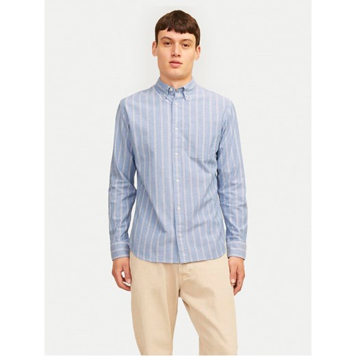 Jack&Jones Koszula Brook 12192150 Niebieski Slim Fit ze sklepu MODIVO w kategorii Koszule męskie - zdjęcie 182623422