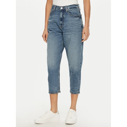 Tommy Jeans Jeansy DW0DW19768 Niebieski Mom Fit ze sklepu MODIVO w kategorii Jeansy damskie - zdjęcie 182623430