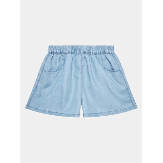 United Colors Of Benetton Szorty materiałowe 4DA7C901P Niebieski Regular Fit ze sklepu MODIVO w kategorii Spodenki dziewczęce - zdjęcie 182623461