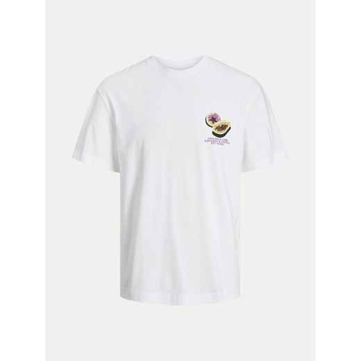 Jack&Jones Junior T-Shirt Tampa 12254032 Biały Loose Fit ze sklepu MODIVO w kategorii Bluzki dziewczęce - zdjęcie 182623591
