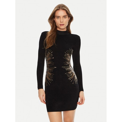 Marciano Guess Sukienka dzianinowa 5RGK67 5806Z Czarny Bodycon Fit ze sklepu MODIVO w kategorii Sukienki - zdjęcie 182623632