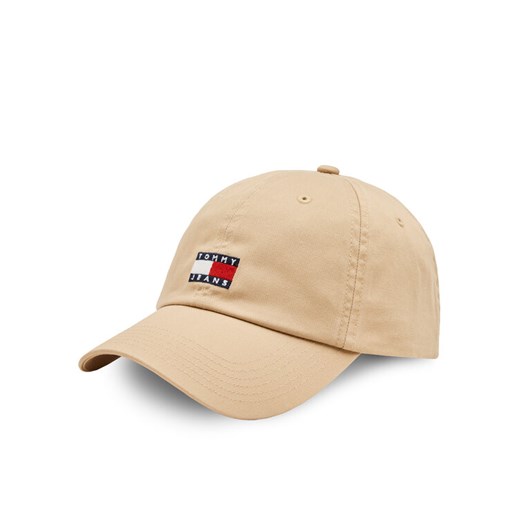 Tommy Jeans Czapka z daszkiem Tjm Heritage 6 Panel Cap AM0AM12020 Beżowy ze sklepu MODIVO w kategorii Czapki z daszkiem męskie - zdjęcie 182623680
