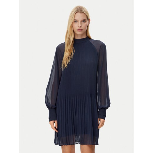 BOSS Sukienka codzienna Dolumi 50531542 Granatowy Regular Fit ze sklepu MODIVO w kategorii Sukienki - zdjęcie 182623694