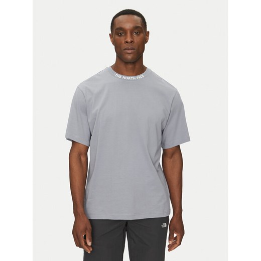 The North Face T-Shirt Zumu NF0A87DD Szary Regular Fit ze sklepu MODIVO w kategorii T-shirty męskie - zdjęcie 182623722