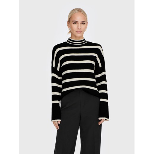 ONLY Sweter Libi 15259096 Czarny Regular Fit ze sklepu MODIVO w kategorii Swetry damskie - zdjęcie 182623724