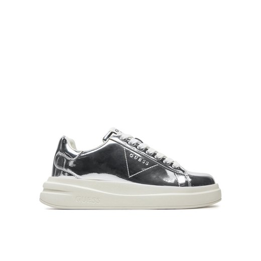 Guess Sneakersy FLPELB PAF12 Srebrny ze sklepu MODIVO w kategorii Buty sportowe damskie - zdjęcie 182623753