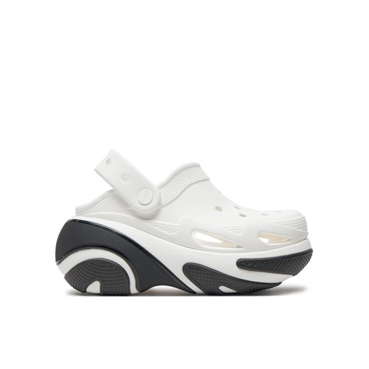 Crocs Klapki Bubble Crush Clog 210061 Biały ze sklepu MODIVO w kategorii Klapki męskie - zdjęcie 182623762