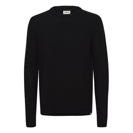 Solid Sweter 21107341 Czarny Regular Fit ze sklepu MODIVO w kategorii Swetry męskie - zdjęcie 182623793
