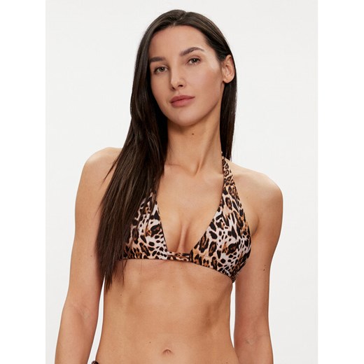 Guess Góra od bikini E4GJ21 MC04R Brązowy ze sklepu MODIVO w kategorii Stroje kąpielowe - zdjęcie 182623812