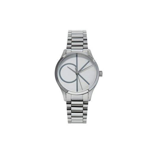 Calvin Klein Zegarek Iconic 25200345 Srebrny ze sklepu MODIVO w kategorii Zegarki - zdjęcie 182623820