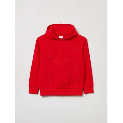 OVS Bluza SPIDER-MAN 1706195 Czerwony Regular Fit ze sklepu MODIVO w kategorii Bluzy chłopięce - zdjęcie 182623890