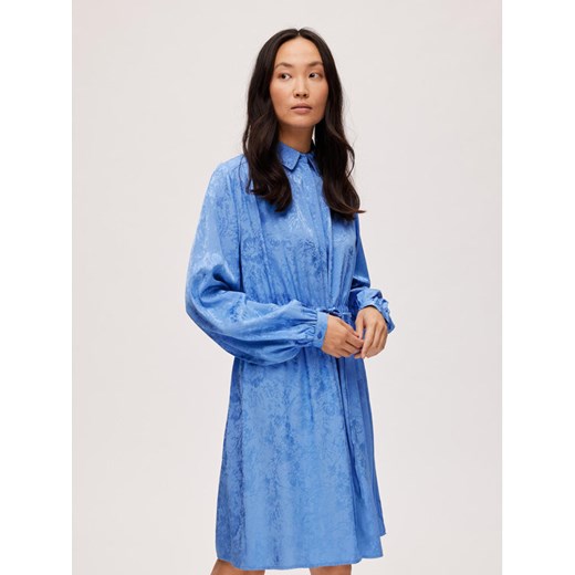 Selected Femme Sukienka koszulowa Blue 16088066 Niebieski Regular Fit ze sklepu MODIVO w kategorii Sukienki - zdjęcie 182623974