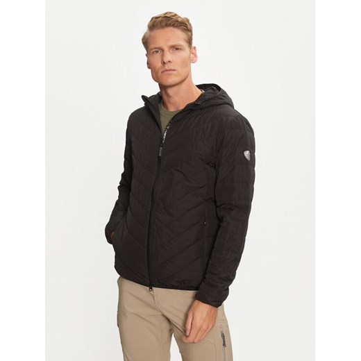 EA7 Emporio Armani Kurtka puchowa 8NPB14 PNE1Z 1200 Czarny Regular Fit ze sklepu MODIVO w kategorii Kurtki męskie - zdjęcie 182624010