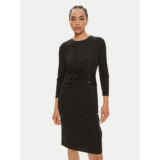 Lauren Ralph Lauren Sukienka codzienna 250898916001 Czarny Slim Fit ze sklepu MODIVO w kategorii Sukienki - zdjęcie 182624051