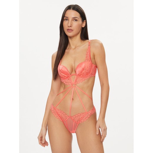 Hunkemöller Body Kali 204776 Koralowy ze sklepu MODIVO w kategorii Body damskie - zdjęcie 182624061