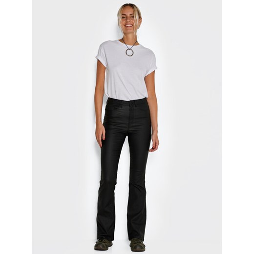Noisy May Spodnie z imitacji skóry Sallie 27018425 Czarny Skinny Fit ze sklepu MODIVO w kategorii Spodnie damskie - zdjęcie 182624070