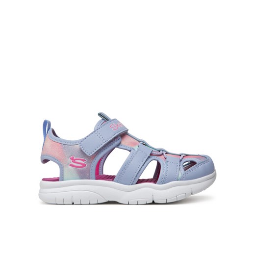 Skechers Sandały Flex Splash-Daylight Shimmer 303276L/LVHP Fioletowy ze sklepu MODIVO w kategorii Sandały dziecięce - zdjęcie 182624073